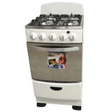 Free Standing Kitchen Oven with 4 Burners  Gas Stoves