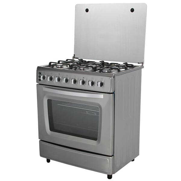 Six Burners Free Standing Gas Stoves with Gas Oven,Made of Stainless