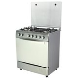 Free Standing Gas Oven with Four gas Brass Burners Grill