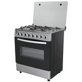 Free Standing Gas Oven with Six Burner Electric Grill