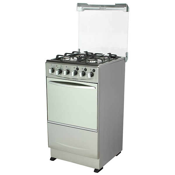 Free Standing Gas Oven + Four Chinese Sabafgas burners Stoves with Glass Cover 