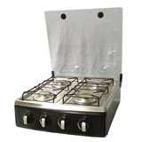 Table Gas Stoves with Glass Cover,Brass burner & Aluminum base