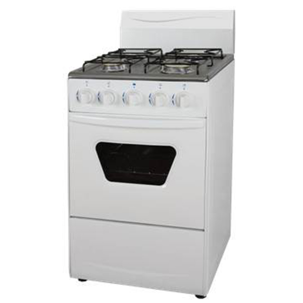 Free standing kitchen oven with four burners gas stoves - Focus on ...